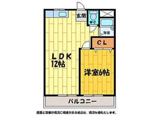 イータウン応神【1階】の間取り