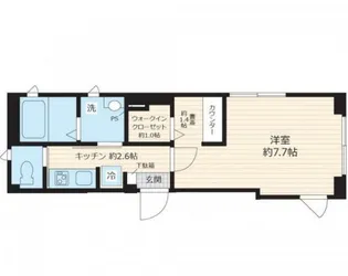 グランピア蒲田【1階】の間取り
