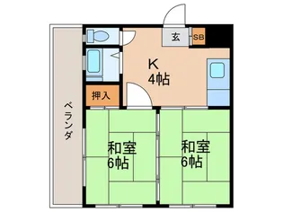 中丸メゾン【2階】の間取り