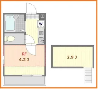 リブ亀戸【3階】の間取り