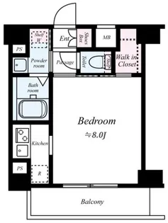 ジーベック押上II【6階】の間取り