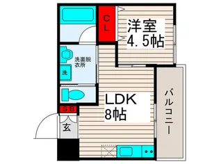 FLORA IIDA【2階】の間取り