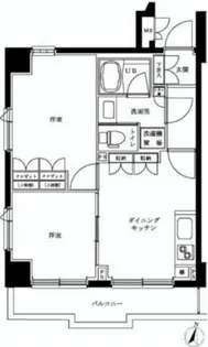 ルーブル南馬込伍番館【2階】の間取り
