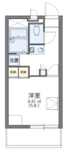 レオパレス紅花【2階】の間取り