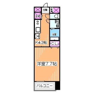 キラリ8-1ビル【10階】の間取り
