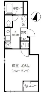 TATEN SQUARE TATENO【3階】の間取り