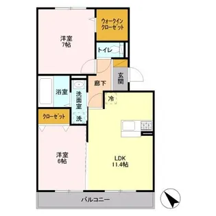 エコハウス【3階】の間取り