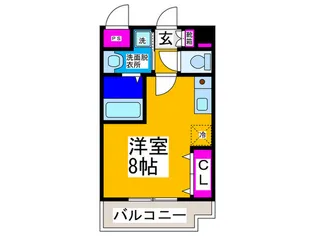 ライフデザイン新金岡C棟【8階】の間取り