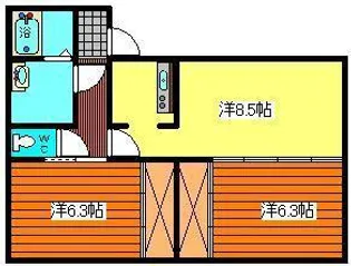 メイプル弐拾参番館【2階】の間取り