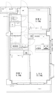 リーヴェルステージ横浜Neo【4階】の間取り