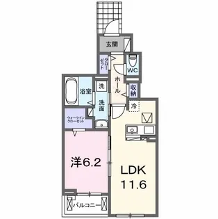 ピエナリオ【1階】の間取り