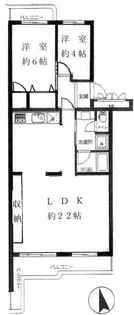 けやきが丘住宅15号棟【2階】の間取り