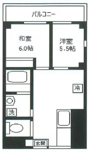ハイネス多摩川【4階】の間取り