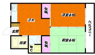 二宮ビル【4階】の間取り