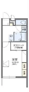 レオパレス青野【1階】の間取り