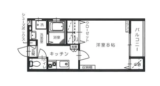 オーシャン高田【2階】の間取り