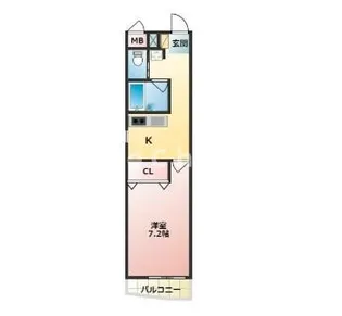 ウエスティン平和台【2階】の間取り