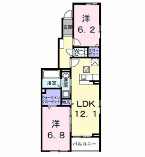 AZガーデン・ソレイユ【1階】の間取り