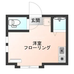 100 アーバンプレイス護国寺B【1階】の間取り