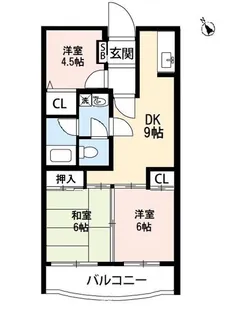 ノーブルクレイン【2階】の間取り