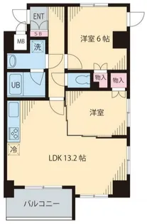 インペリアル パークI【5階】の間取り