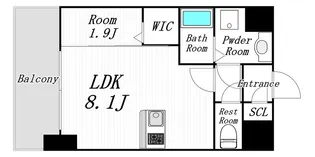YAKUIN 037 RESIDENCE(旧 MODERN PALAZ【7階】の間取り