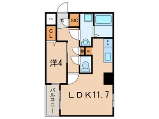 Buena Vista仁川【1階】の間取り