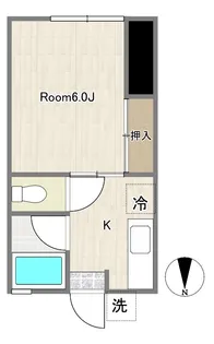 パステルハイツ【2階】の間取り