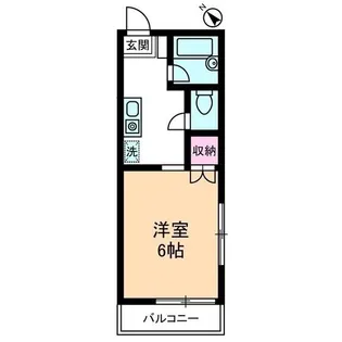 エンゼルフラッツ【1階】の間取り