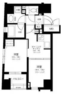 レックス赤坂レジデンス【2階】の間取り