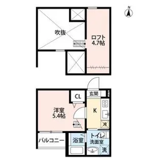 パルテノス名駅南(パルテノスメイエキミナミ)【1階】の間取り