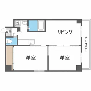 アスター南16条【2階】の間取り