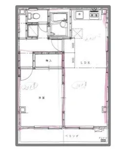 クリエール南太田【2階】の間取り
