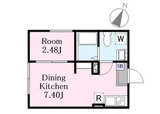 プリュム練馬【3階】の間取り