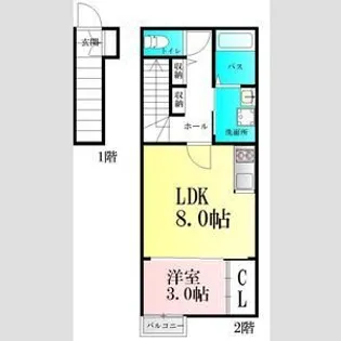 プログレス【2階】の間取り