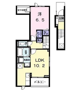グレイスフル【2階】の間取り