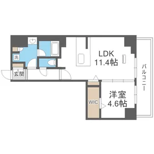 LAZO内久宝寺【7階】の間取り