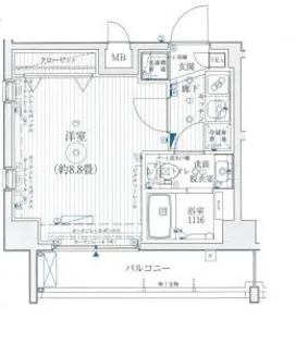 リライア東武練馬【3階】の間取り