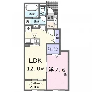 ブリーゼ【1階】の間取り