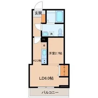 メリディアン柳生壱番館【3階】の間取り