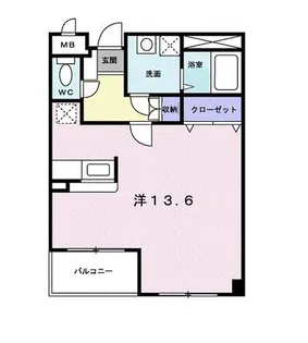 カーサ・エスポワール【4階】の間取り