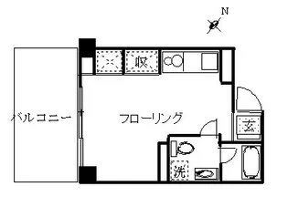 天王町ビーンズマンション【3階】の間取り