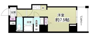 GLANZ門前仲町【6階】の間取り