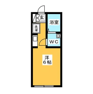 アムールヤマニ【1階】の間取り