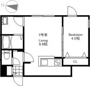 RIVERSIDE KOTONI【3階】の間取り