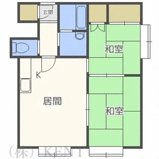 セピア宮の沢A【2階】の間取り