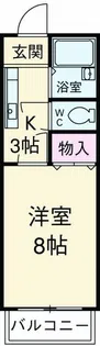 ウィズステージさくら【1階】の間取り