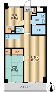 アビタシオンクレール【1階】の間取り