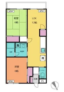 ルージュブランK【3階】の間取り