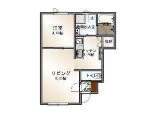 すずらん1【1階】の間取り
